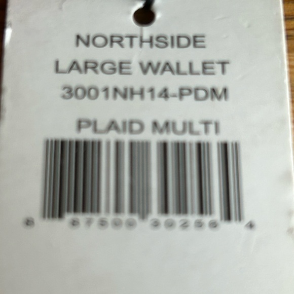 KELSI DAGGER BROOKLYN - Northside 
large plaid wallet - Picture 4 of 7